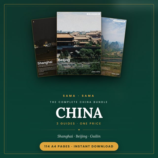 The China bundle — 3 Sama Sama guides