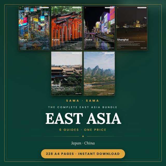 The East Asia bundle — 6 Sama Sama guides