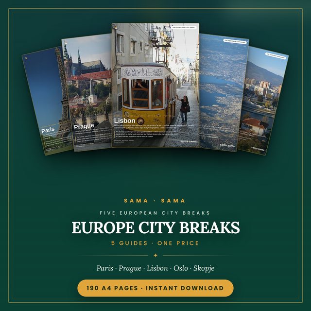 The Europe City Breaks bundle — 5 Sama Sama guides