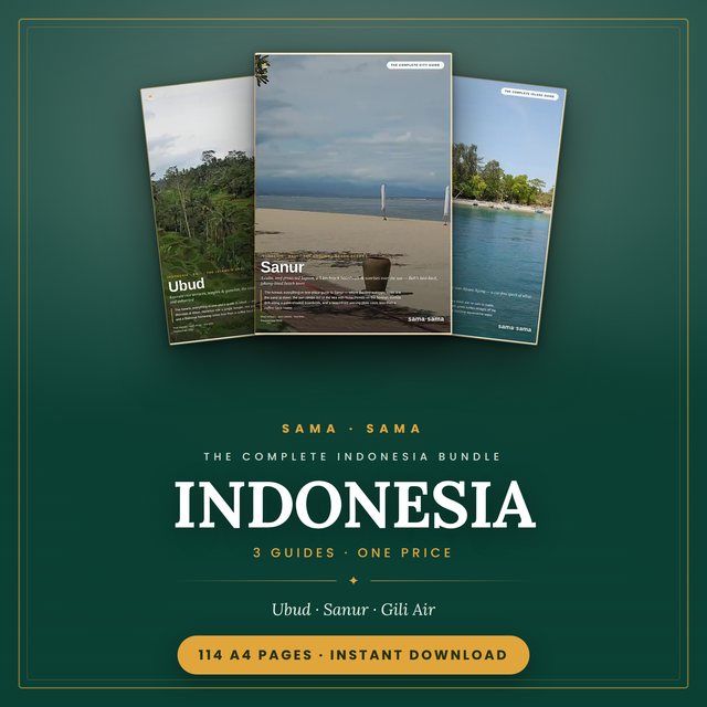 The Indonesia bundle — 3 Sama Sama guides
