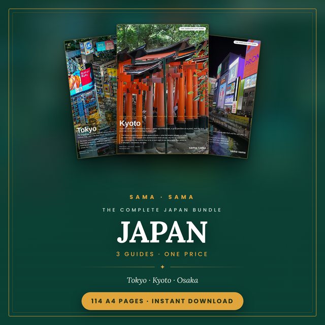 The Japan bundle — 3 Sama Sama guides