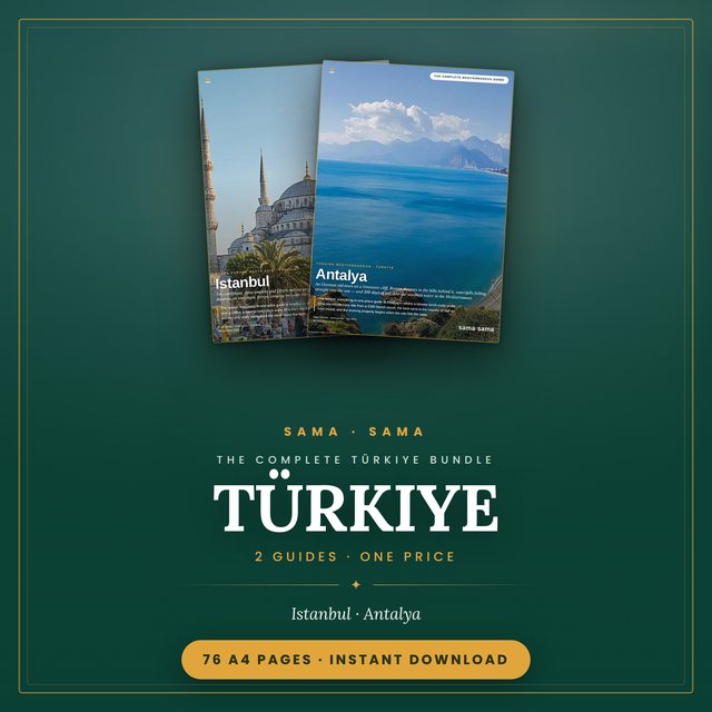 The Türkiye bundle — 2 Sama Sama guides